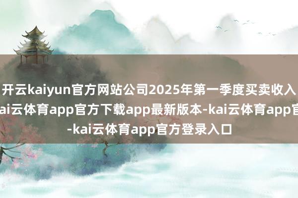 开云kaiyun官方网站公司2025年第一季度买卖收入3.03亿元-kai云体育app官方下载app最新版本-kai云体育app官方登录入口