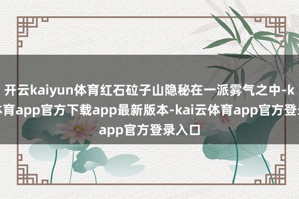 开云kaiyun体育红石砬子山隐秘在一派雾气之中-kai云体育app官方下载app最新版本-kai云体育app官方登录入口