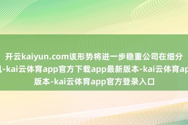开云kaiyun.com该形势将进一步稳重公司在细分领域的跳跃上风-kai云体育app官方下载app最新版本-kai云体育app官方登录入口